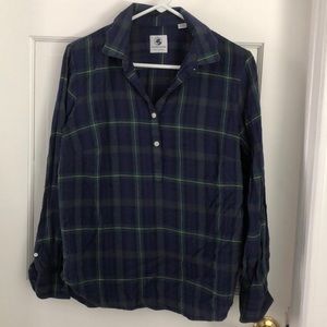 Southern proper 1/2 button flannel